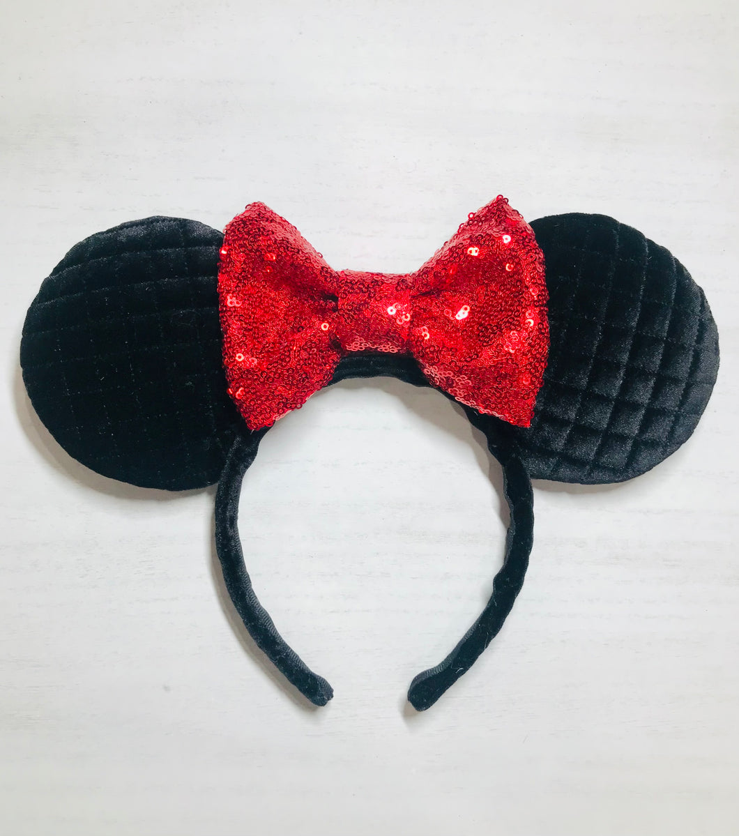Black Quilted Ears