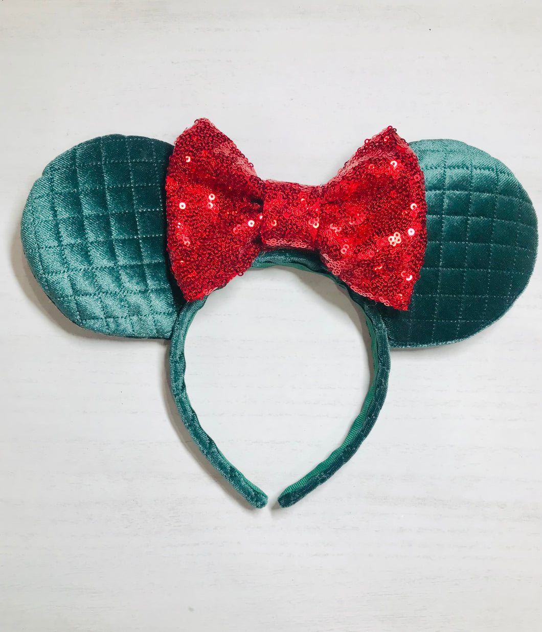 Hunter Green Quilted Ears