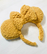 Load image into Gallery viewer, Gingerbread Yellow Sherpa Ears
