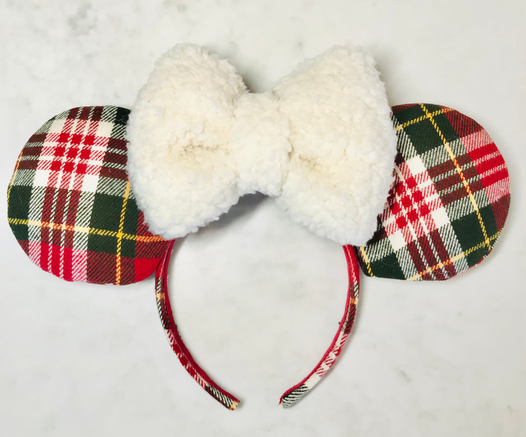 Christmas Plaid Ears