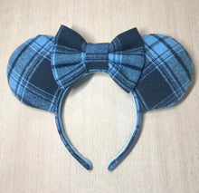 Load image into Gallery viewer, Blue Plaid Ears
